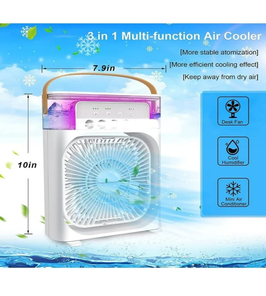Portable Air Cooler, Mini Air Cooler with Spray