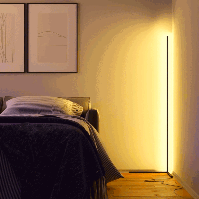 Corner Floor Lamp, Ambient Decorative Lighting, Living Room Floor Lamp